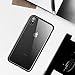 YOUMAKER Premium Crystal Clear Hybrid Case for iPhone Xs & iPhone X, Slim Fit Lightweight Bumper Scratch Resistant Shockproof Cover for New Apple iPhone Xs & iPhone X 5.8 inch - Black