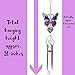 Mom Butterfly Windchime Purple Butterfly Wind Chime with Engraved Mom Heart Porch Garden Chimes for Mom