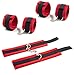 BDSM 10 PC Kit for Sex | Bondageromance Bondage Restraint Adult Sex Toy | Blindfold Mask + Leather Wrist Handcuffs Set Adjustable Straps | Fetish Things for Women Men + Couples | Restraining Harness