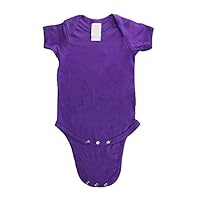 Purple Cotton Baby Onesie, Newborn