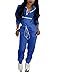 VOIKERDR Women 2 Piece Outfits Tracksuit Jumpsuits Lightweight Windbreaker Pullover Jacket Crop Top Pants Set