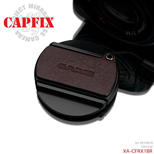 Gariz Leather XA-CFRX1BR Camera Capfix for Sony RX1RII RX1 Lens Cap, Brown