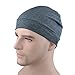 Unisex Skull Cap 2-Pack Multifunctional Headwear Helmet Liner Cotton Beanie Hat Chemo Cap Night Sleep Cap for Men/Women