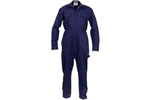 Just In Trend Classic Safety Work Coverall - Long Sleeve - 100% Cotton - 7 oz