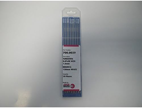Binzel Tungsten Electrode 1.6mm Zirconiated (Pack 10)