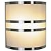 Monument 617605 Brushed Nickel Wall Sconce With Accents, 10 In.