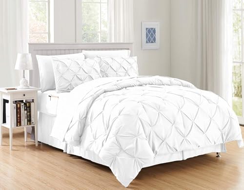 Elegant Comfort Luxury Softest, Coziest 8-Piece Bed-in-a-Bag Comforter Set - Si…