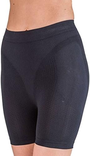 PU LifeStyle Cellulift High-Waisted Slimming and Body Shaping Capri Shorts, Black