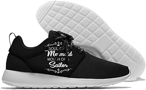 Ladies Soul Of Mermaid Mouth Of Sailor Mens Running Shoes Fashion Sneakers Casual Sports Shoes Lightweight Breathable