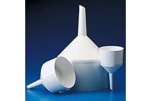 Globe Scientific 600445 Polypropylene Buchner Funnel, 240mm Filter Diameter