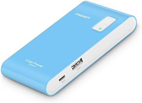 PISEN Color Power Bank 4200mAh,TS-D146 External Portable Charger with LED Flashlight for iPhone 7/6/6s, HTC, Samsung Galaxy,Sony Erisson, LG,Blackberry and more -Blue