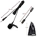 Microphone for Gopro, PANNOVO 3.5mm mini Mic microphone Adapter accessories for Gopro hero 3 3+ 4