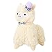 35cm Cute Hat Series Alpaca Plush Toy Soft Stuffed Animal Doll (Beige + Purple Hat)