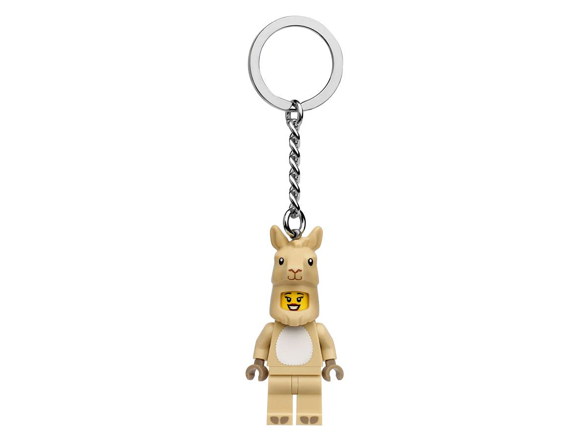 LEGO City Llama Girl Minifigure Keyring 854081