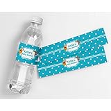 Winnie The Pooh Personalized Baby Shower Waterproof Water Bottle Labels