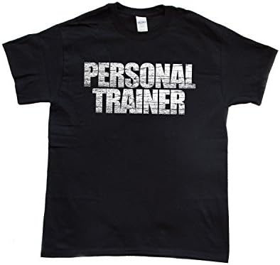 Raw Garments PERSONAL TRAINER | Workout T-shirt (X-Large, Black)