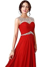 sarahbridal Verano Halter Largo Formal Vestido De Fiesta de la mujer sd005