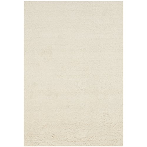 Safavieh Flokati Collection FLK150A Handmade Ivory Premium Wool Area Rug (5' x 8')