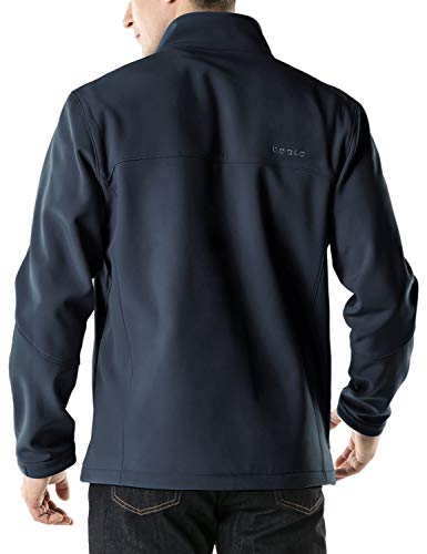 image for Tesla TM-YKJ80-NVY_2X-Large Men's Softshell Athletic Microfleece Activ