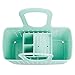 iDesign Plastic Divided Shower Caddy Tote, College Essential for Dorm Room, Communal and Shared Bathroom, The Orbz Collection - 11.75