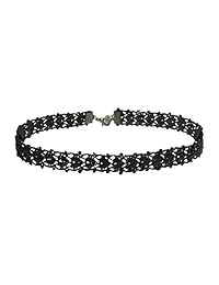 Manfnee - Gargantilla de tatuaje gótico para mujeres y niñas