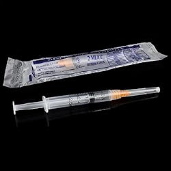 2.5ml Syringes with 25Ga 1 Inch Needle Suitable for