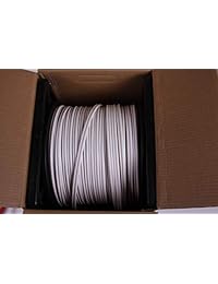 500 ft. RG59 CCTV Economía siamés Combo Cable coaxial blanco 20 AWG RG59 + 18 2 18 AWG alimentación