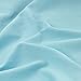 TillYou 100% Combed Cotton Sateen 2 Pack Crib Sheet Blue & White