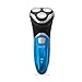 Max-T Electric Razor for Men Cordless Wet Dry,Adapter Charger Rotary Shavers For Men With Pop Up Trimmer Ipx7 100% Waterproof Wet & Dry Electric Razor Blue