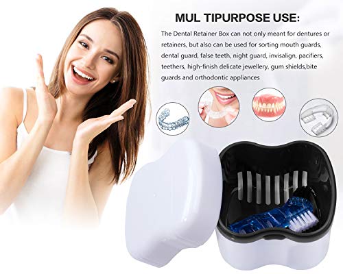 3 Denture+Retainer+Dentures+Container+Basket