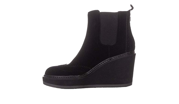 sirina platform wedge booties