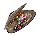 Twin Pearls Freshwater Cultured Double Love Wish Pearl Oyster with Round Twin Pearl Inside 10 Colors 6.5-7.5mm (10 Oysters & 20 Pearls)