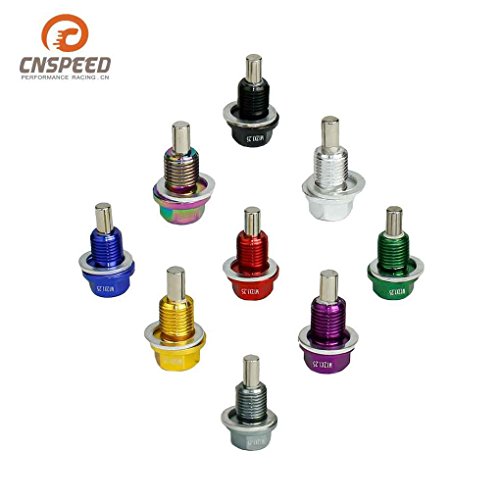 M-Egal Car Magnetic Oil Drain Plug Oil Drain Sump Nut Magnetic Oil Plug Nut Oil Drain Magnetic Oil Plug Nut purple - Thumbnail 3