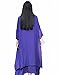 ZANZEA Women Vintage V Neck Irregular Two Layer Loose Cotton Linen Long Dress Blue XL
