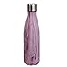 Y-Chen Double Walled Stainless Steel Vacuum Water Bottle, Portable Travel Sports Leak-Proof No Sweat Cola Shape Bottle,Keep Hot 12 Hours&Cold 24 Hours,17oz （500ml Purple-Pink