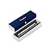 Waterman Graduate Chrome Fountain Pen, Fine Nib, Blue Ink (Exclusive Edition)