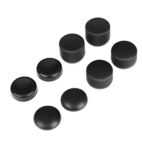 Anti-Slip Silicone Skin Cover & 8 Thumb Grips For PS4, PS4 Slim & PS4 Pro Controller - 2 Set Package 7 thumbnail image