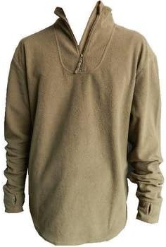 Norgi Top - Thermal Fleece Undershirt - Khaki. Used Grade 1 Genuine Army Surplus