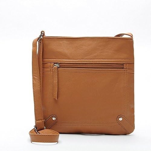 Wylux(TM) Designers Women Messenger Bags Females Bucket Bag Leather Crossbody Shoulder Bag Bolsas Femininas Sac A Main Bolsos [ Tan ]