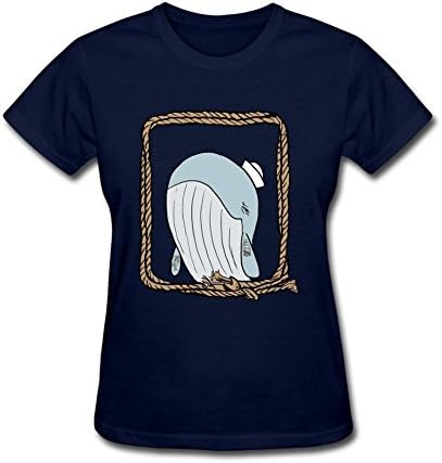 LOVELIN Women's Whale Rider DIY Short Sleeve T Shirt