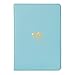 Travel Journey Fabric Passport ID Card Holder Case Cover Purse and Passport case (blue-4)