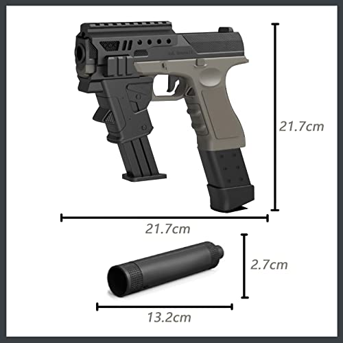 Toy Gun, Guns Toys Realistic Kids with Combo Accessories, Foam Bullet Gun Blaster for Kids Over 14+ Years Old, Outdoor Play (Classic)