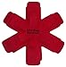 Flower Pots and Pan Protectors best 5-piece set to keep kitchenware free of scratches or marring when stacking or nesting cookware accessories (Red)