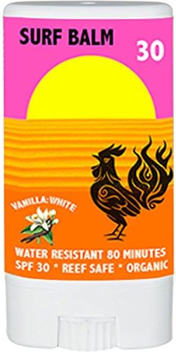 Surf Balm, All Organic Sunscreen, SPF 30 (Vanilla White)