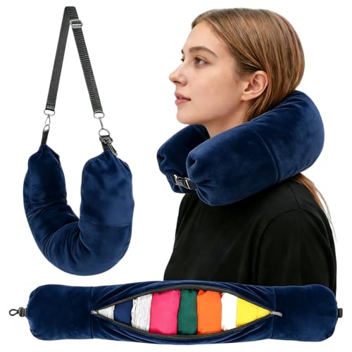 Ulmaro Stuffable Travel Neck Pillow