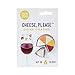 True Zoo Cheese Drink Markers for Glasses, Wine Glass Charms for Cocktails, Champagne Martini Drinks, Birthday, Wedding Party, Set of 6, Multicolor