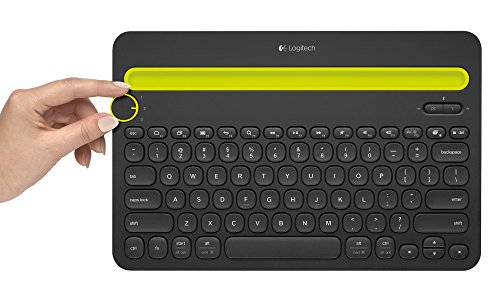 Logitech Bluetooth Multi-Device Keyboard K480 - Black - works with Windows  and Mac Computers, Android and iOS Tablets and Smartphones