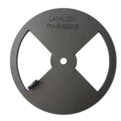 LavaLockÂ® Smoker Pinwheel BBQ air Damper Pit Grill Vent, Steel 4 6 8 12 (4" Diameter)