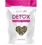 SkinnyFit Detox Tea: Cleanse with All-Natural, Laxative-Free, Green Tea Leaves, Nettle Leaf, Ginseng, 28 Servings - A Slimming Way to Release Toxins for Weight Loss, Reduce Bloating, Boost Metabolism