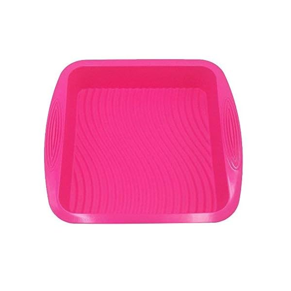 DAYNECETY Square Cake Moulds Silicone Baking Mould Tin Tray Oven Bakeware Square Mould